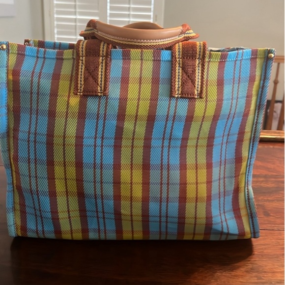 EUC Tory Burch Ella mesh tote bag - Picture 2 of 11